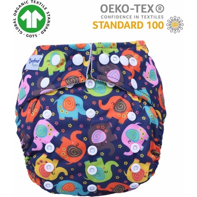 Neocomfort Elephants Bambusová kalhotková s oboustrannou vkládací plenou 3-15 kg