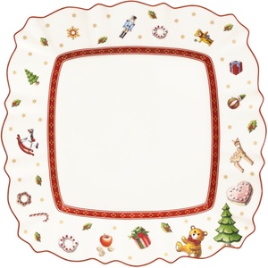 Villeroy & Boch Чиния за закуска Toy's Delight квадратна 22, 5 см бяла (14-8585-2649)