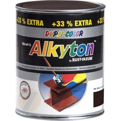 Rust Oleum Alkyton antikorózna farba na hrdzu 2v1 RAL 8001 Hnedá okrová 5 l