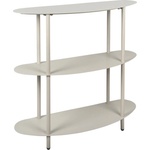 Leitmotiv Сив метален стелаж 90x82x28 cm Riqueza - Leitmotiv (LM2375WG)