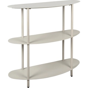 Leitmotiv Сив метален стелаж 90x82x28 cm Riqueza - Leitmotiv (LM2375WG)
