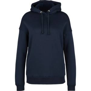Stoic Дамски вълнен пуловер Stoic Women's MerinoFlatFleece240 SolbergSt. Hoody Merino hoodie - Dark Navy - размер XS (105-6705-0111)