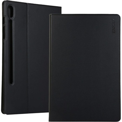 Enkay LEATHER Zaklápací obal pre Samsung Galaxy Tab S6 T860 / T865 102142 čierny