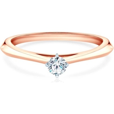 Savicki Zásnubný prsteň The Light dvojfarebné zlato diamant DL R1 2 RB