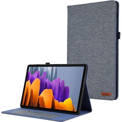 Vsetkonamobil 65554 FABRIC Zaklápací obal pre Samsung Galaxy Tab S9 Ultra / Tab S10 Ultra modrý