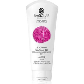 BasicLab Dermocosmetics Dermocosmetics Micellis успокояващ почистващ гел за чувствителна и зачервена кожа 100ml