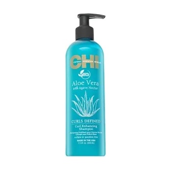 CHI Aloe Vera Curls Defined Curl Enhancing Shampoo подхранващ шампоан за къдрава коса 340 ml
