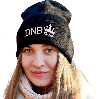 Pletex pletená čepice s výšivkou Queen