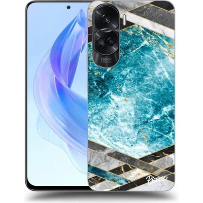 Picasee silikonové Honor 90 Lite 5G - Blue geometry černé – Hledejceny.cz