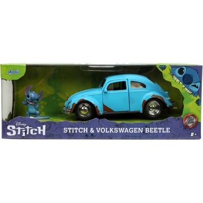 Jada Lilo & Stitch auto 1959 VW Beetle a figurka Stitch 1:32