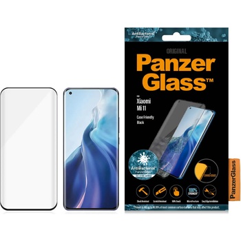 Panzer Стъклен протектор PanzerGlass за Xiaomi Mi 11 CaseFriendly - Черно