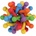 Flamingo Toy Spaco Atom Mix - гумена играчка за кучета - атом 9, 5 см - 1 брой, Белгия - 503982