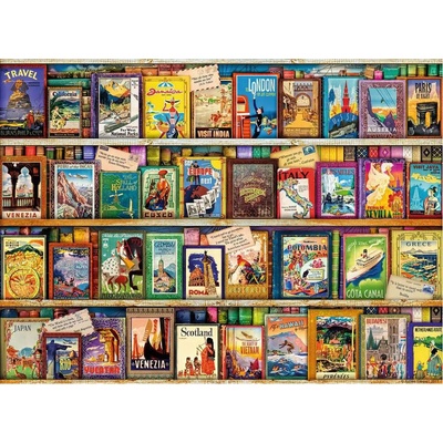 Ravensburger - Puzzle Aimee Stewart: Vintage Travel Guides - 500 piese