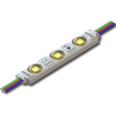 MCLED Modul LED 3xSMD5050, 0,65W, 12V, 54mA, RGB, úhel 160°, IP65