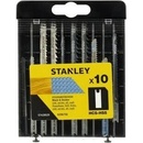 Stanley STA28020-XJ 10dílná sada pilových listů do dřeva uchycení U