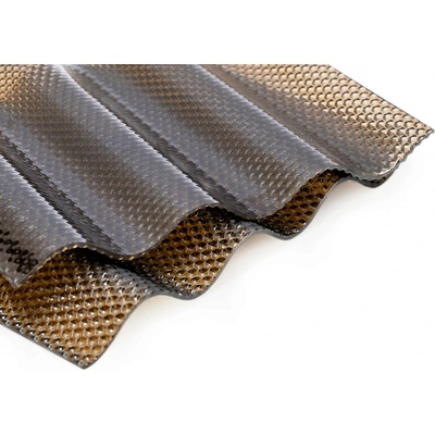 Palram Vlnitá polykarbonátová deska Exlusive 1,045 x 2 m 2,8 mm bronz