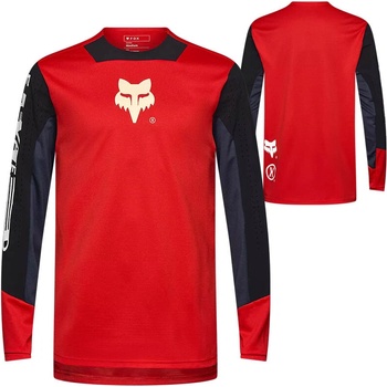 Fox Defend Elevated LS fluorescent red