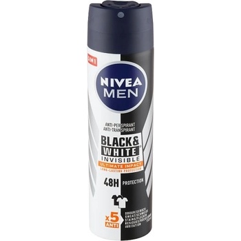 Nivea Men Black & White Invisible Ultimate Impact deospray 150 ml