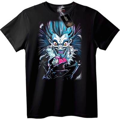 NOONEBRAND Тениска Синя коса skull сърце - L, White