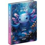 Notique Училищен дневник Axolotl (септември 2026 - декември 2027), 9, 8 x 14, 5 см NOTIQUE | Mnogotsveten | Home | UNI
