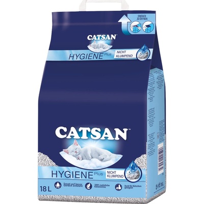 Catsan Hygiene Plus pro kočky Kočkolit 18 l