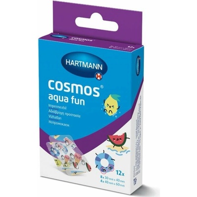 COSMOS Náplasť do vody aqua fun 2 veľkosti 12 ks
