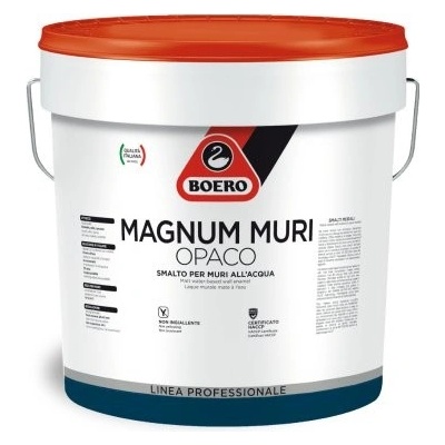 BOERO Magnum Muri Opaco 10 l biely matný