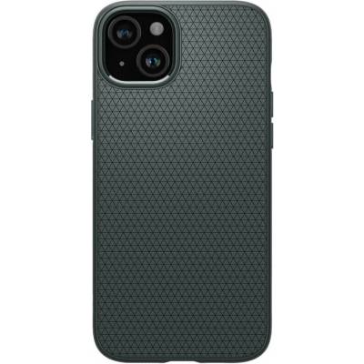 Spigen Противоударен Калъф за iPhone 15, Spigen Liquid Air Case, Зелен (ACS06792)