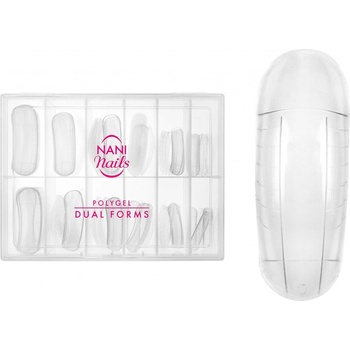 NANI šablóny Dual Forms na polygély Long 120 ks