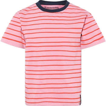 Didriksons Детска тениска Didriksons Kid's Mynta T-Shirt 4 T-shirt - Le Rand Multi Rouge - размер 110 (704-5795-0214)