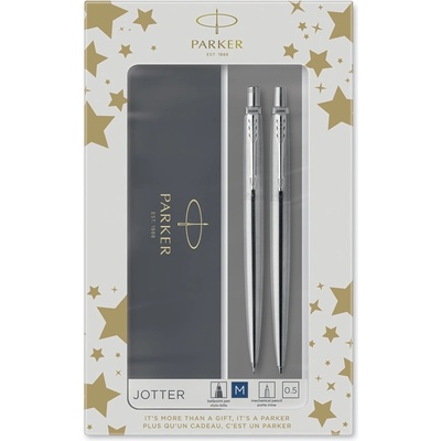 Parker Duosæt Jotter CT химикалка + автоматичен молив сребро (2093256)
