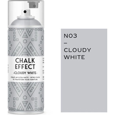 COSMOS LAC СПРЕЙ БОЯ ТЕБЕШИРЕНА chalk efefect 400мл 3 cloudy white (06502)