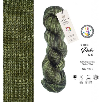 Gazzal Unicorn 1349 pesto – Sleviste.cz