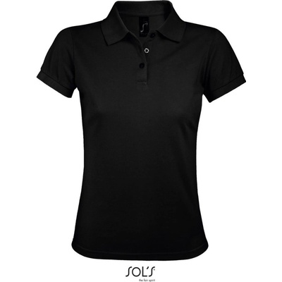 SOL's Collection Polokošile Prime Women krátký rukáv dámská COT-25057300201 Černá