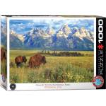 EUROGRAPHICS Пъзел Eurographics от 1000 части - Национален парк Гранд Титън (60005474)