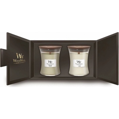 WoodWick Sada Fireside & Linen 2 x 275 g – Zboží Mobilmania