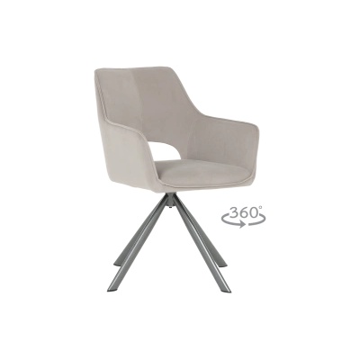 Carmen Трапезен стол reading 2 - светлосив mj 3