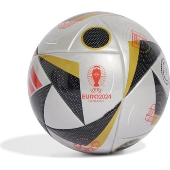 Image 1 of Adidas Euro 2024 Mini Football - Euro 2024 Silver/Gold