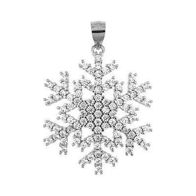 Infinitysilver Stříbrný přívěsek vločka L4461129