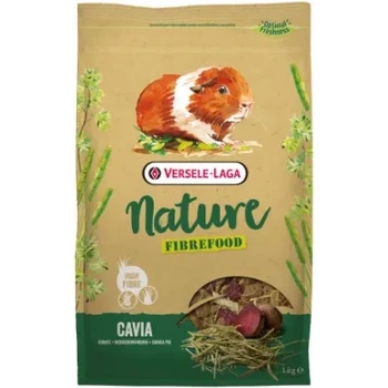 Versele-Laga Cavia Nature FIBREFOOD - Пълноценна храна за морски свинчета - възрастни, капризни и живеещи у дома, 1 кг