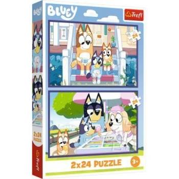 Trefl Trefl: Funny Bluey - 2 x 24 части пъзел
