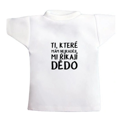 Tričko na láhev Ti, které mám nejraději