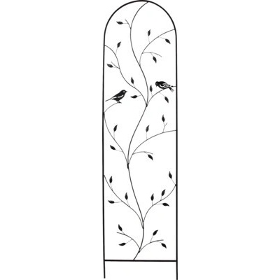 Mreža na popínavé rastliny Lafiora vták 36 x 150 cm čierna