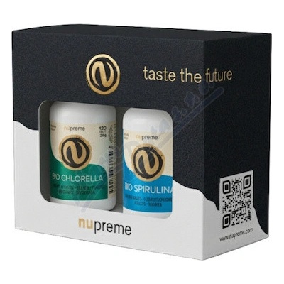 NUPREME Chlorella 120 tabliet +Spirulina 120 BIO tabliet