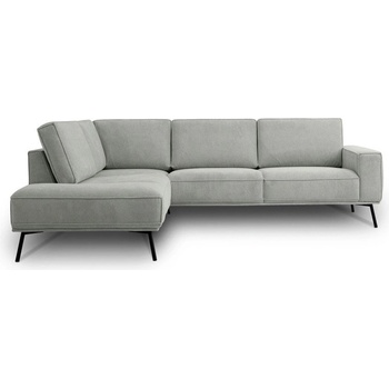 Scandic Светлосив шенилов ъглов диван (ляв ъгъл/L форма) Amsterdam - Scandic (18772SN MIT180)