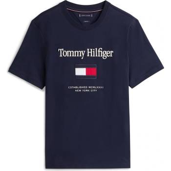 Tommy Hilfiger Тениска Tommy Hilfiger Men's Embro Flag T-Shirt - Desert Sky