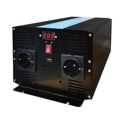 Инвертор 12/220 V DC/AC 4000/8000W Pure Sine Wave TED000415 TED ELECTRIC (TED-INV-12V-4000W)