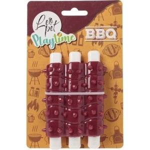 LEOPET Играчка за куче - tpe Ребра с аромат на барбекю - 12х7, 5 см - 1 бр, leopet Италия, 76065/ghp100