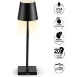 N8Werk Led настолна лампа сензорна с акумулатор черна 54615 (ds00263-l)