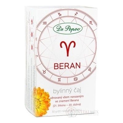 Dr. Popov Bylinný čaj BARAN 20 x 1,5 g